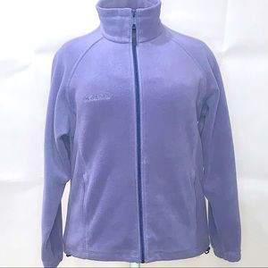 Columbia - Lavender Womens Zip Up Fleece Jacket Size M